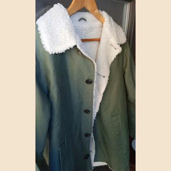 SOPHNET. - UNIFORM EXPERIMENT - Boa faux shearling jacket - Sz 1 - Picture 5 of 10